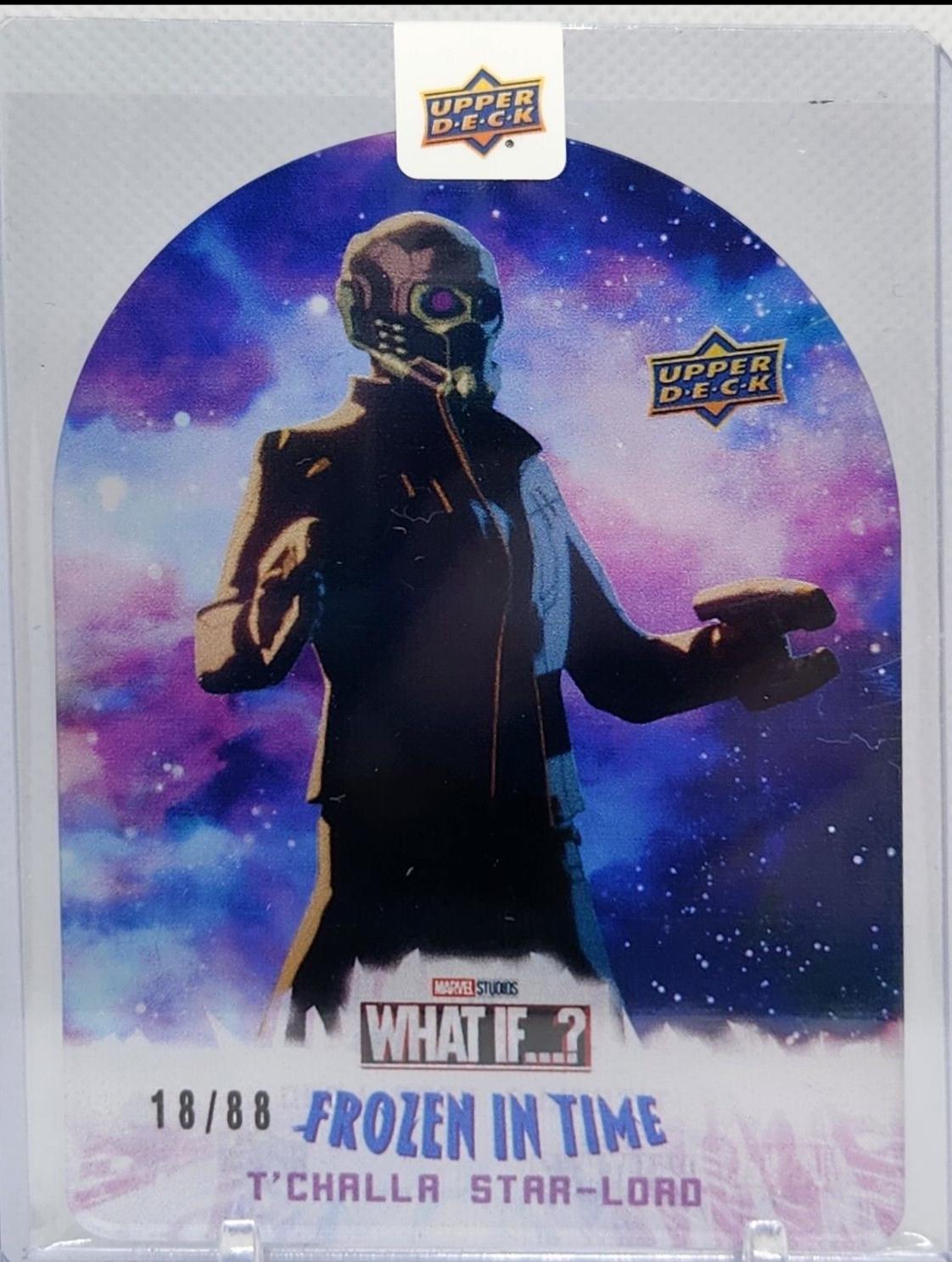 T'Challa Star-Lord [Cosmic] #C14 Marvel 2023 Upper Deck What If Frozen in Time