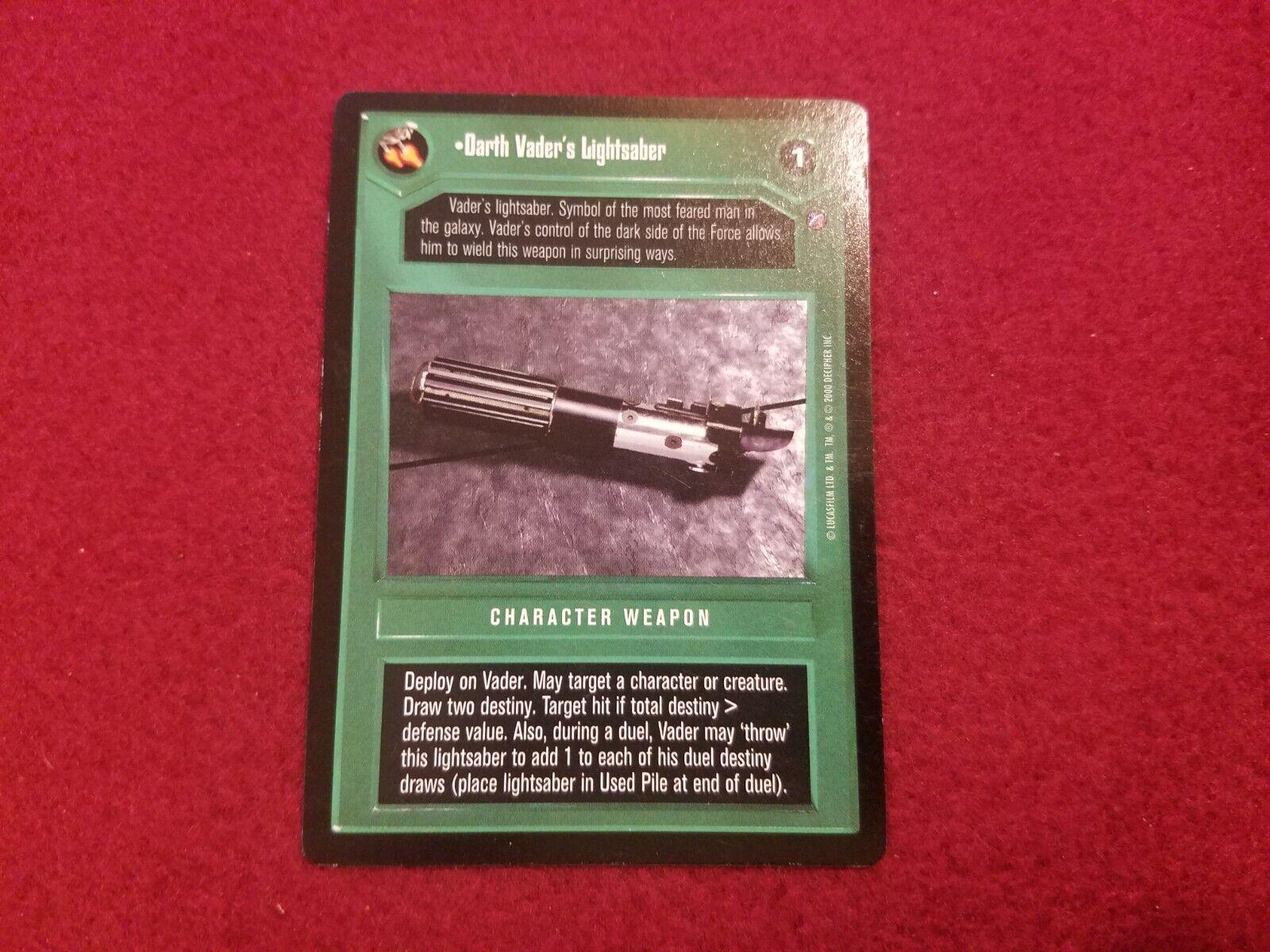 Darth Vader's Lightsaber [Limited] Star Wars CCG Death Star II