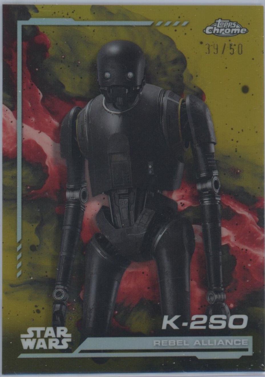 K-2SO [Gold Refractor] #101 Star Wars 2024 Topps Chrome