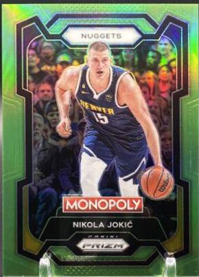 Nikola Jokic [Neon Green] #1 Basketball Cards 2023 Panini Prizm Monopoly