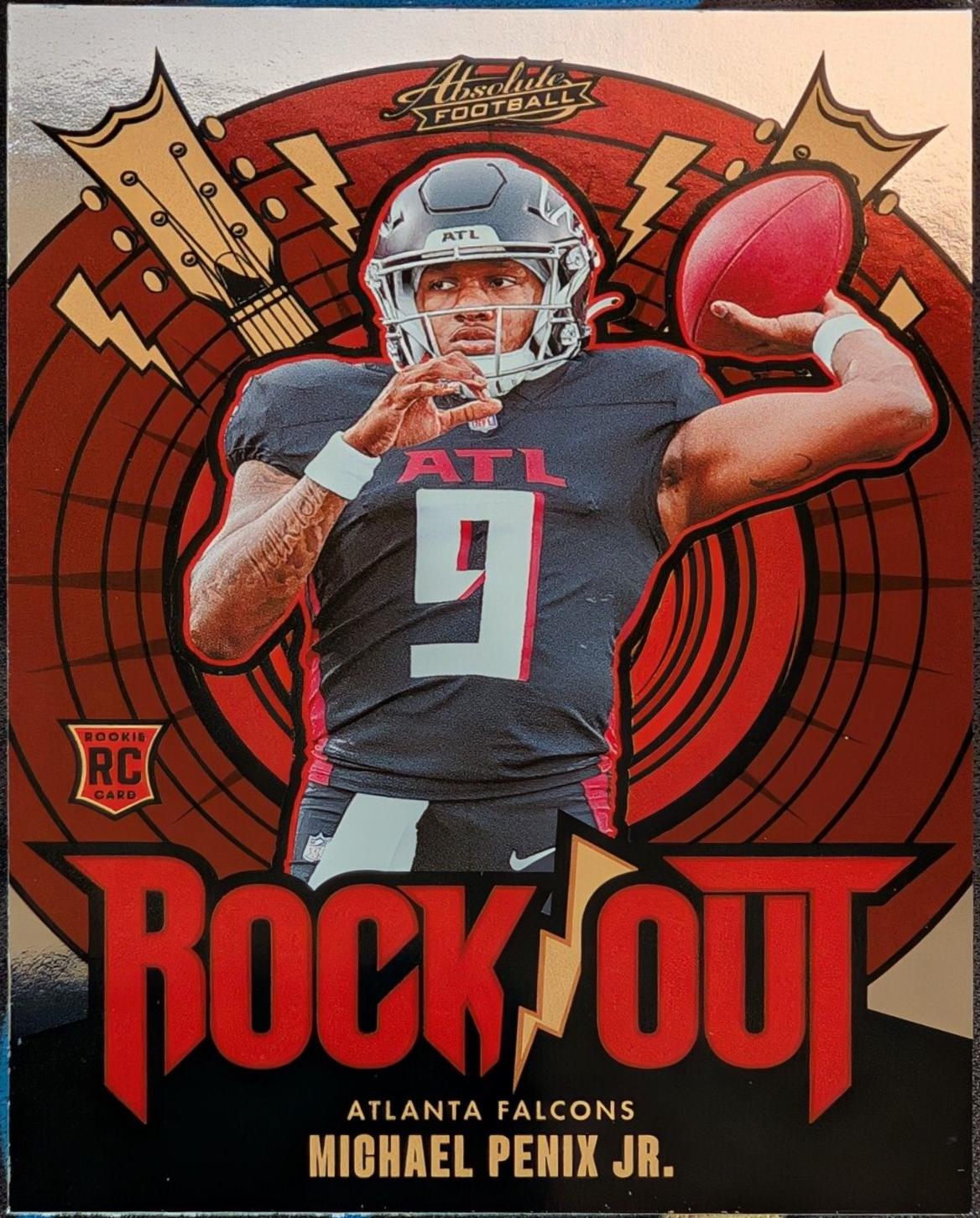 Prix de Michael Penix Jr. #15 | 2024 Panini Absolute Rock Out | Cartes ...