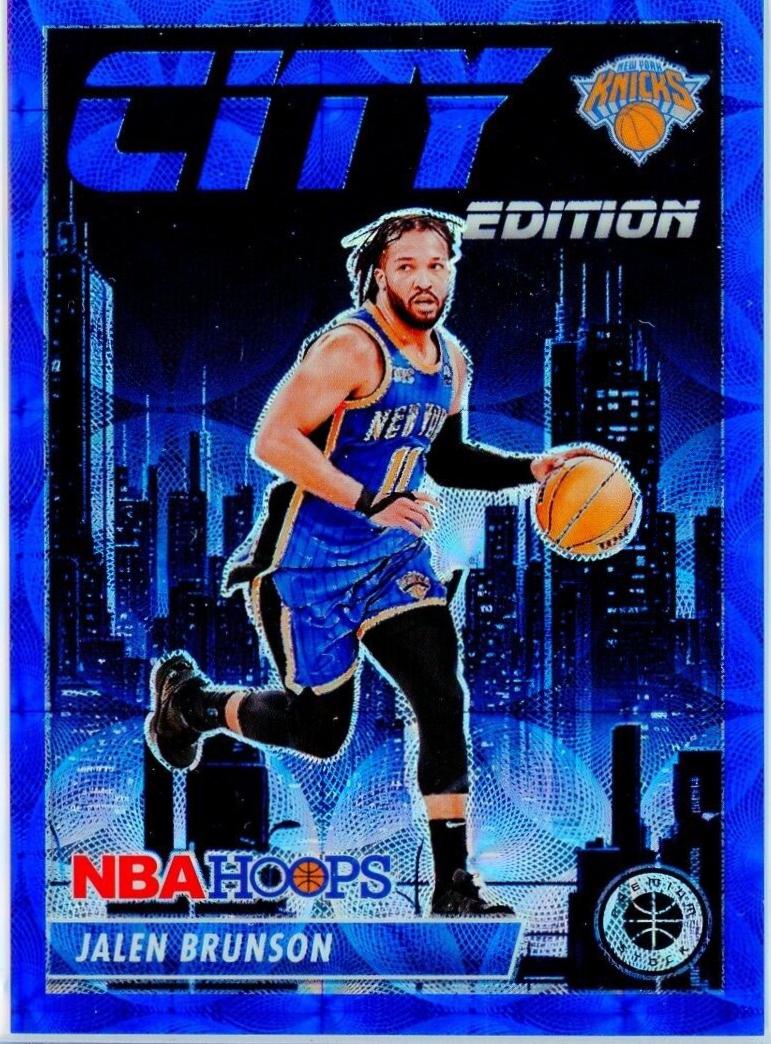 Jalen Brunson [Premium Blue Prizm] 21 Prices 2023 Panini Hoops