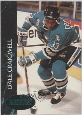 Dale Craigwell #168 Hockey Cards 1992 Parkhurst