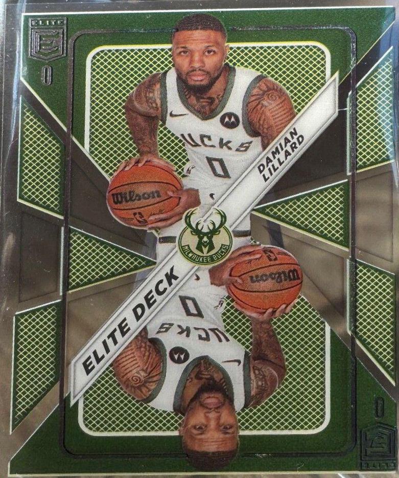 Damian Lillard #11 Basketball Cards 2023 Donruss Elite Deck