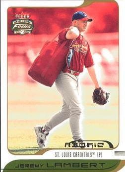 Jeremy Lambert #241 Baseball Cards 2002 Fleer Focus JE