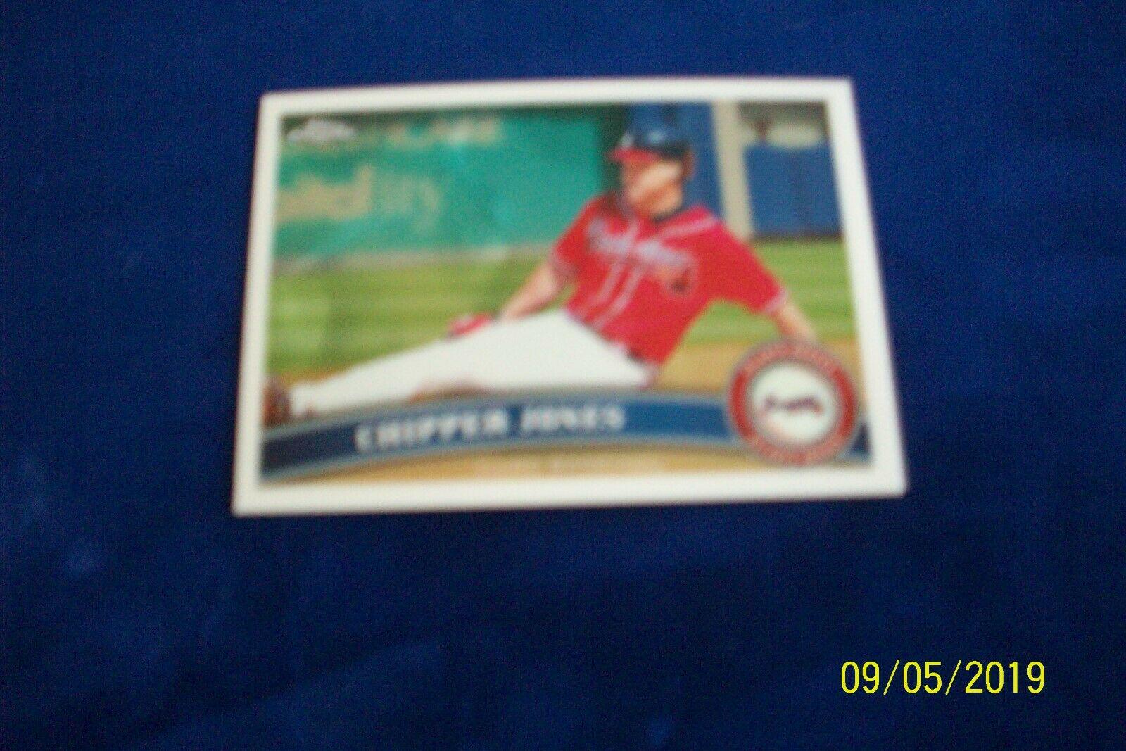 Chipper Jones #2 Baseball Cards 2011 Topps Chrome