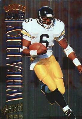 Tyrone Wheatley [Quick Silver] #124 Football Cards 1995 Action Packed