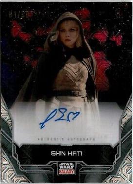 Ivanna Sakhno as Shin Hati [Mojo Refractor] #A-IS Star Wars 2024 Topps Chrome Galaxy Autograph