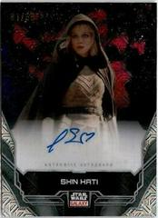 Ivanna Sakhno as Shin Hati [Mojo Refractor] #A-IS Star Wars 2024 Topps Chrome Galaxy Autograph Prices