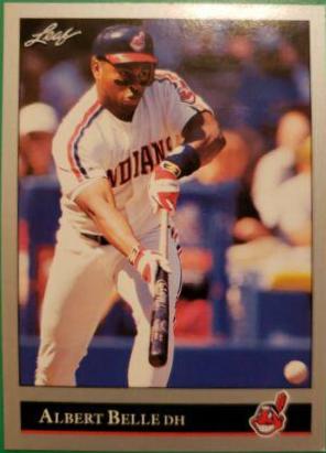 Albert Belle #350 Baseball Cards 1992 Leaf