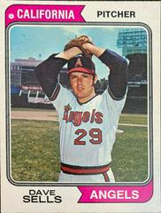 Dave Sells #37 Baseball Cards 1974 O Pee Chee Prices