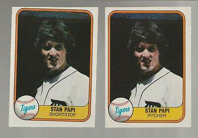 Stan Papi [Pitcher on Front] #480 Prices | 1981 Fleer | Baseball Cards