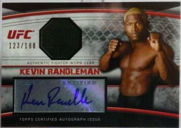 Kevin Randleman #A-KR Ufc Cards 2010 Topps UFC Knockout Autographs