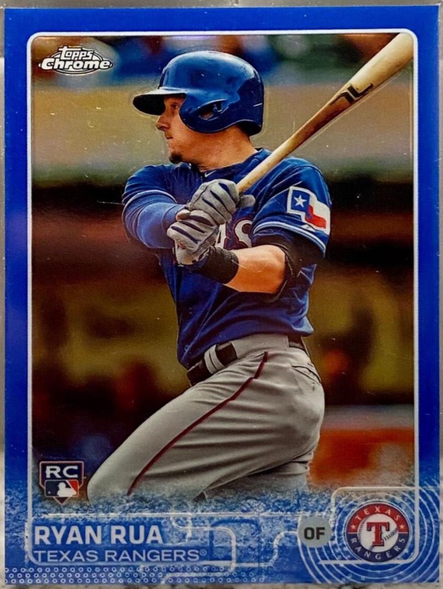 Ryan Rua [Blue Refractor] #2 Baseball Cards 2015 Topps Chrome