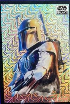 Boba Fett [Mojo Refractor] #10 Star Wars 2022 Topps Galaxy Chrome