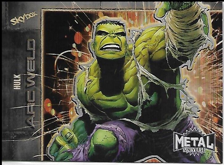 Hulk #AW-6 2024 SkyBox Metal Universe Avengers Arc Weld