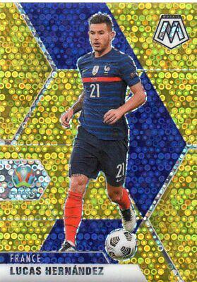 Lucas Hernandez [Gold Mosaic] #117 Soccer Cards 2021 Panini Mosaic UEFA Euro 2020