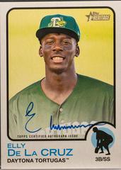 Elly De La Cruz #ROA-ED Baseball Cards 2022 Topps Heritage Minor League Real One Autographs Prices