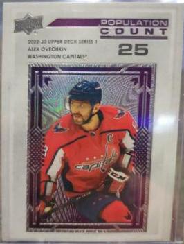 Alex Ovechkin [25] #PC-2 Hockey Cards 2022 Upper Deck Population Count