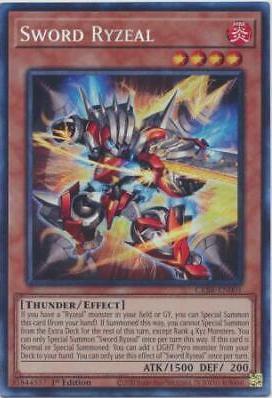 Sword Ryzeal [Collector's Rare] CRBR-EN001 YuGiOh Crossover Breakers