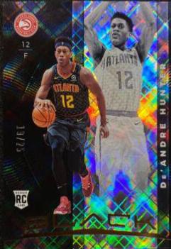 De'Andre Hunter [Gold] #75 Basketball Cards 2019 Panini Black