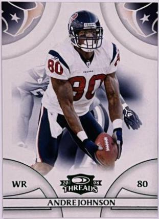 Andre Johnson #53 Football Cards 2008 Panini Donruss Threads