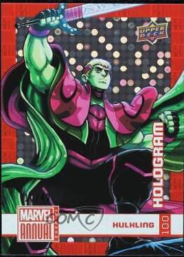 Hulkling [Hologram] #100 Marvel 2020 Upper Deck Annual