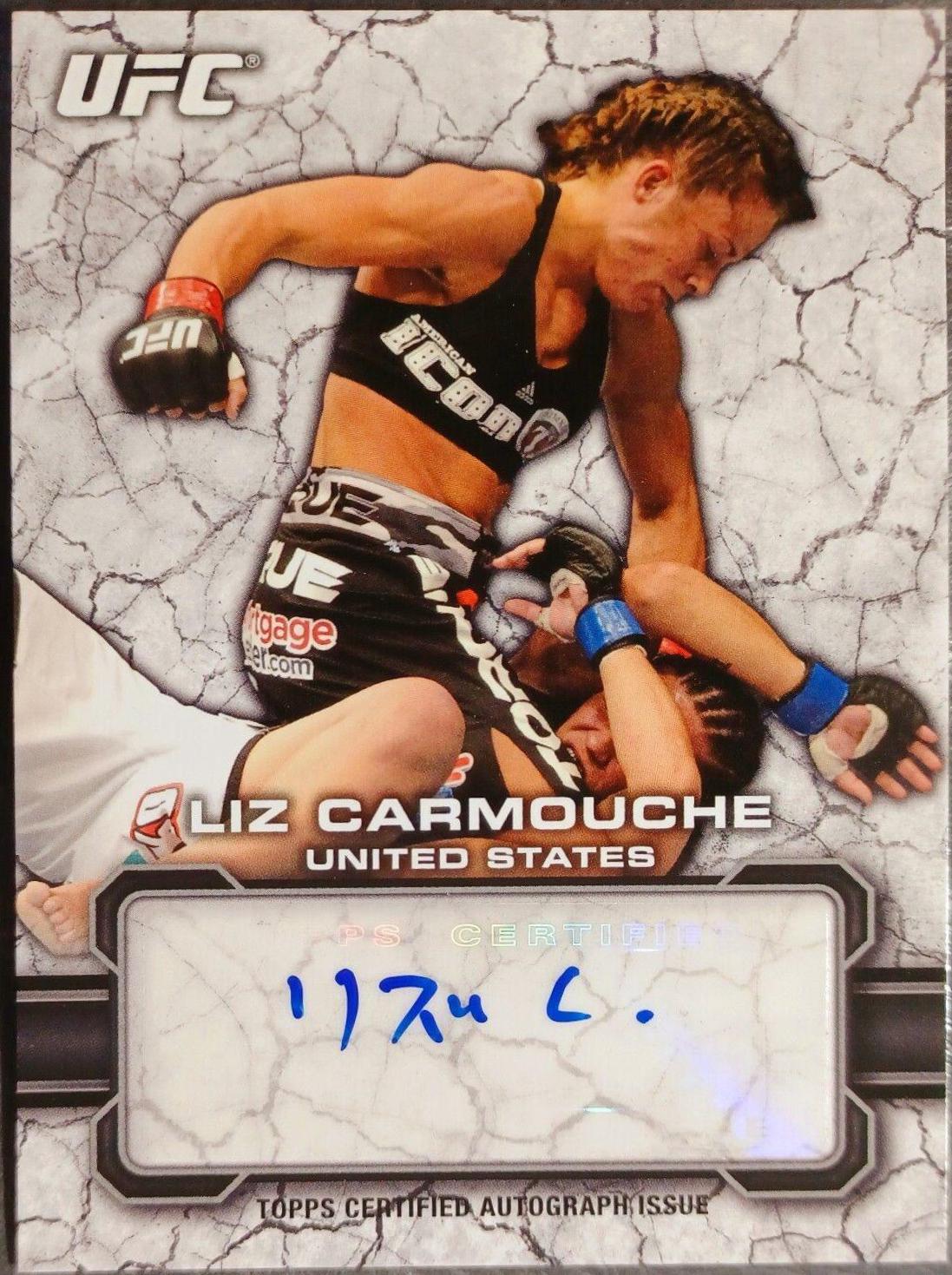 Liz Carmouche #FA-LC Ufc Cards 2013 Topps UFC Bloodlines Autographs