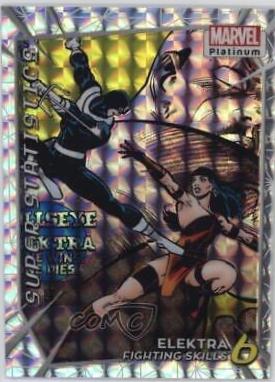 Elektra #SS17 Marvel 2023 Upper Deck Platinum Super Statistics