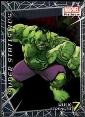 Hulk #SS05 Marvel 2023 Upper Deck Platinum Super Statistics Prices