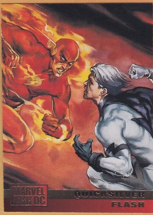 Quicksilver / Flash #28 1995 Fleer DC vs Marvel