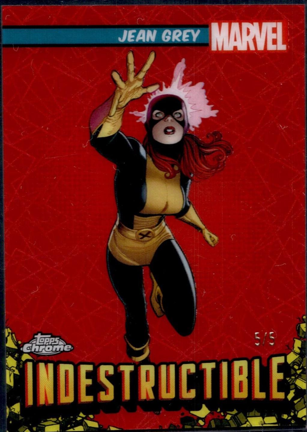 Jean Grey [Red Lazer] #I-2 Marvel 2024 Topps Chrome Indestructible