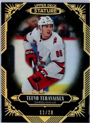 Teuvo Teravainen [Black] #10 Hockey Cards 2020 Upper Deck Stature Prices