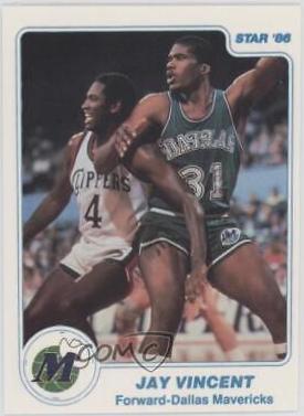 Jay Vincent #165 Basketball Cards 1985 Star