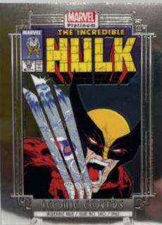 Incredible Hulk #IC12 Marvel 2023 Upper Deck Platinum Iconic Covers