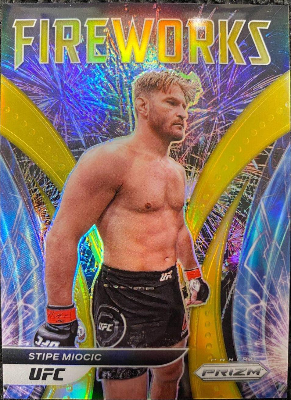 Stipe Miocic [Gold] #3 Ufc Cards 2022 Panini Prizm UFC Fireworks