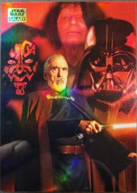 Sith Lords [Mini Diamond Refractor] #25 Star Wars 2024 Topps Chrome Galaxy