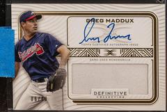 Greg Maddux #DCA-GMA Baseball Cards 2023 Topps Definitive Autograph Collection Prices