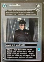 Lieutenant Suba [Limited] Star Wars CCG Dagobah Prices