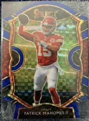 Psa 9 select blue popular die cut Patrick Mahomes