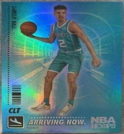 LaMelo Ball [Holo] #SS-15 Basketball Cards 2020 Panini Hoops Arriving Now