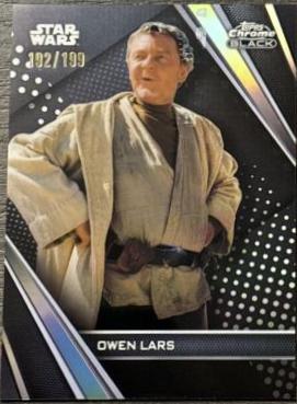 Owen Lars [Aqua Refractor] #11 Star Wars 2023 Topps Chrome