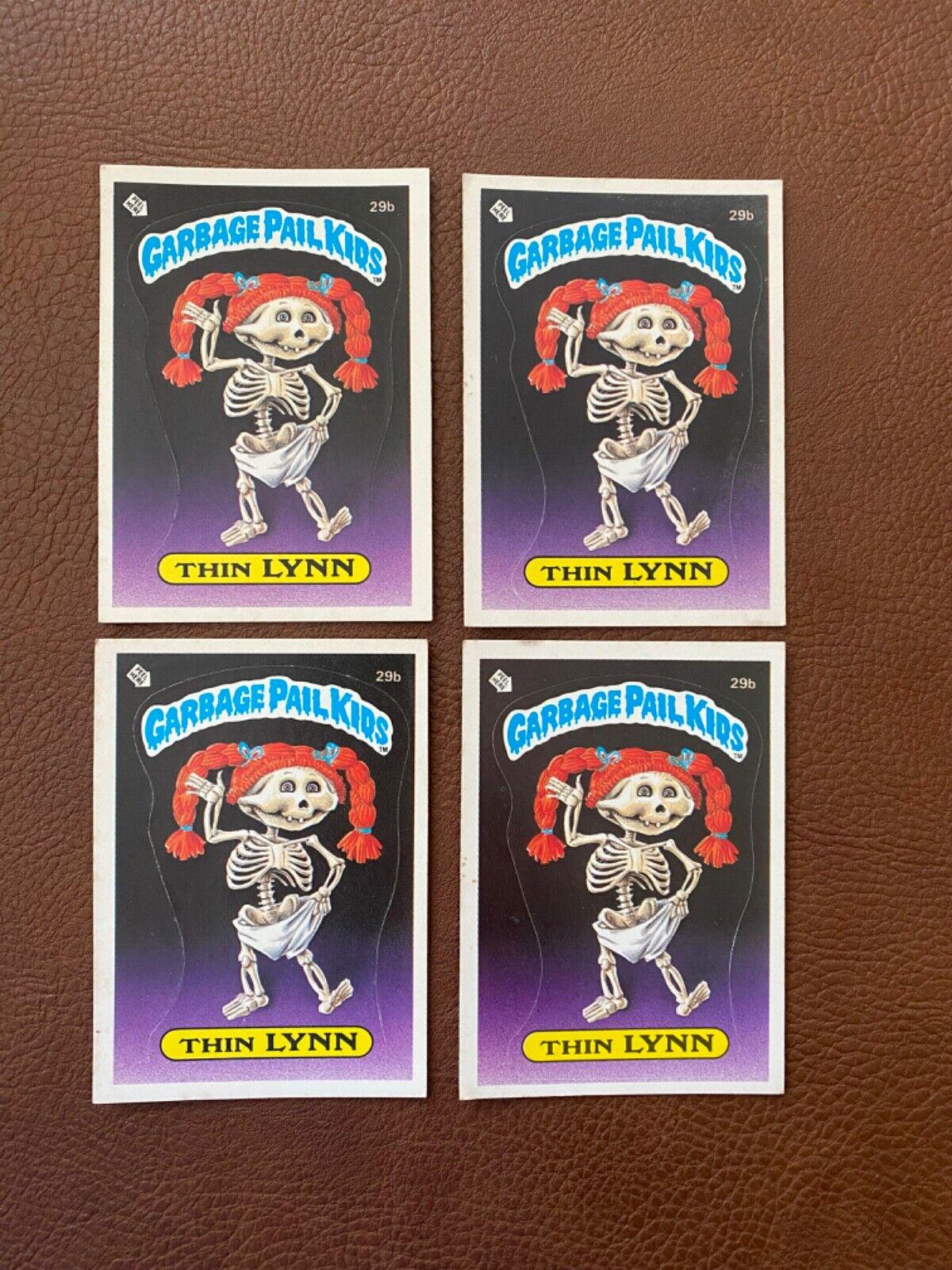 Thin LYNN  [Checklist] #29B 1985 Garbage Pail Kids