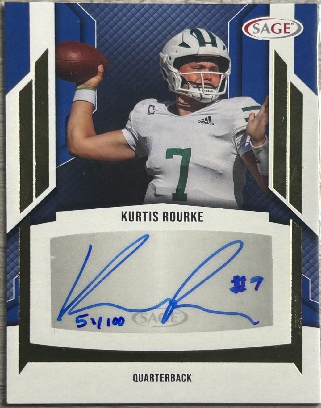 Kurtis Rourke [Gold] #A-KR Preise | 2024 Sage Autographs | American ...