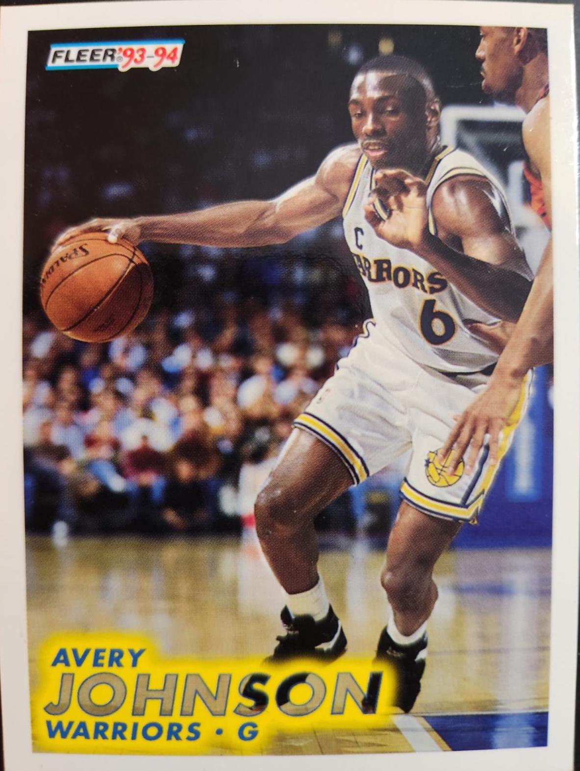 Avery Johnson #291 Basketball Cards 1993 Fleer