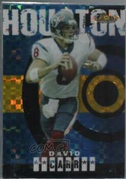 David Carr [Gold Xfractor] #12 Football Cards 2004 Topps Finest