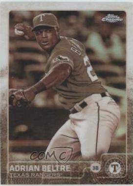 Adrian Beltre [Sepia Refractor] #193 Baseball Cards 2015 Topps Chrome