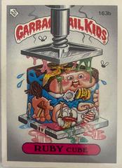 Ruby Cube #163B Garbage Pail Kids 1986 Mini Prices