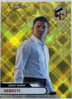 Jeremy Renner as Hawkeye [Gold] #HG-8 Marvel 2024 Upper Deck Studios HoloGrFx