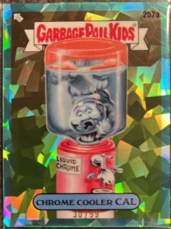 Chrome Cooler CAL [Aqua] #252a Garbage Pail Kids 2023 Sapphire